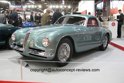 1950 Alfa Romeo 6C 2500 Super Sport Coupe by Touring- Exhibit GIRARDO & Co 